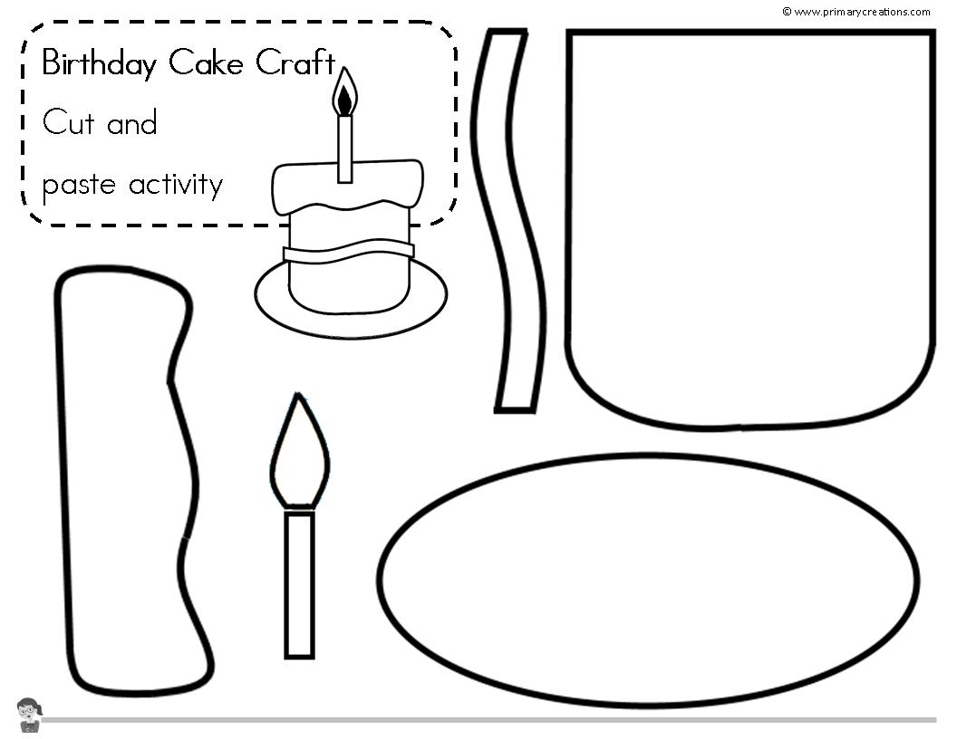Birthday Cake Craft