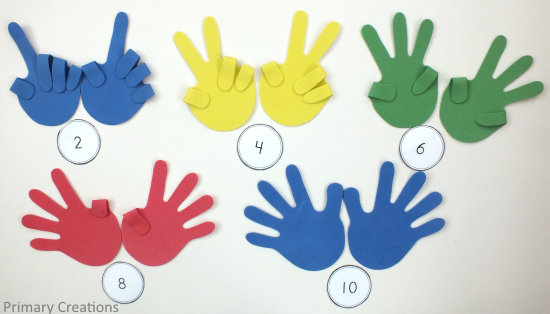 Foam Hands Maths