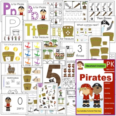 Pirates Preschool Pack
