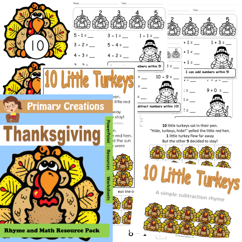 Thanksgiving Turkey Maths