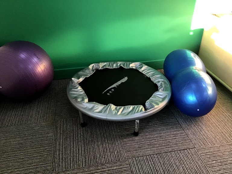 Sensory area in an autism classroom 