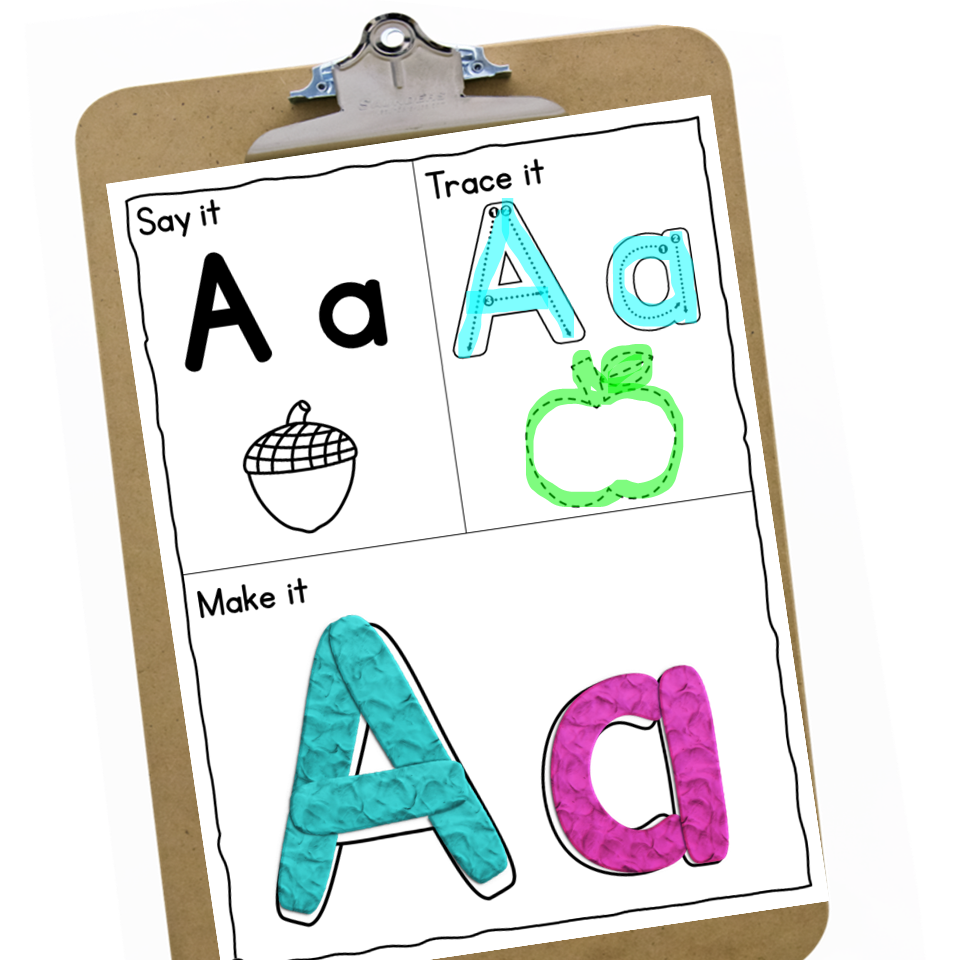 Teaching the alphabet without using worksheets