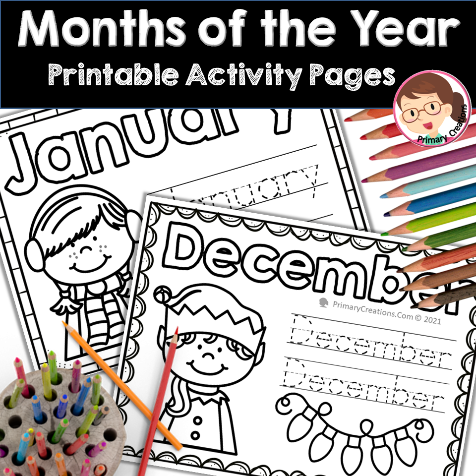 Months of the Year Printable Worksheets