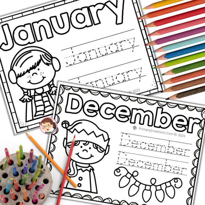Months of the Year activities for PreK