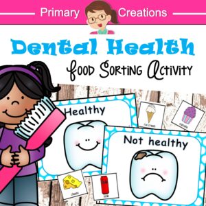 Dental Health Preschool Sorting Activity